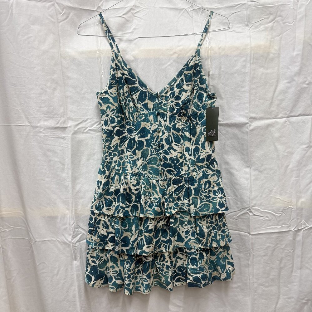 Wildfable brand Turquoise Printed Sundress